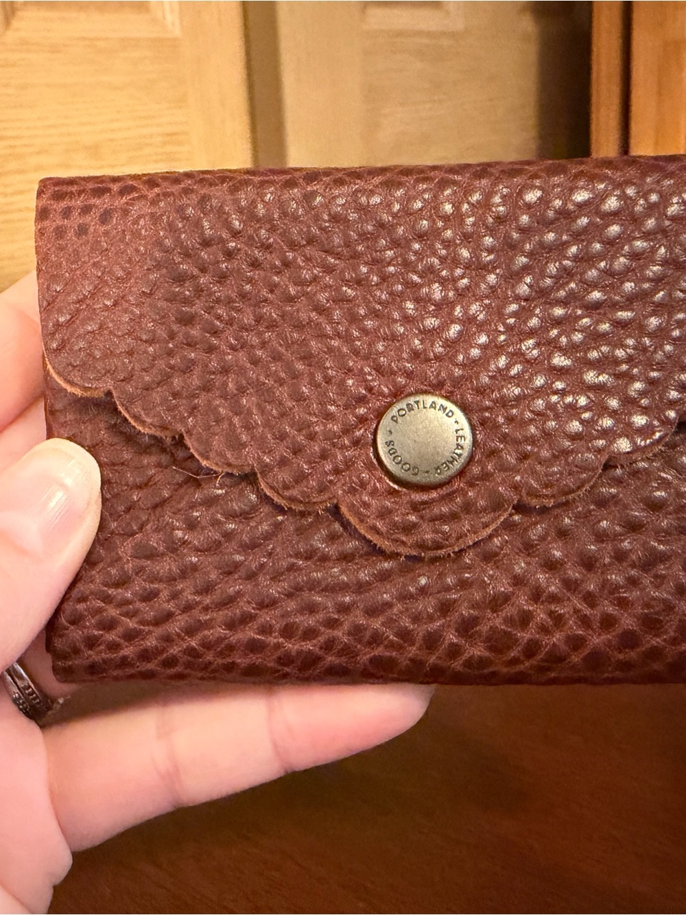 Portland Leather Goods Daisy Plus Wallet - Nutmeg